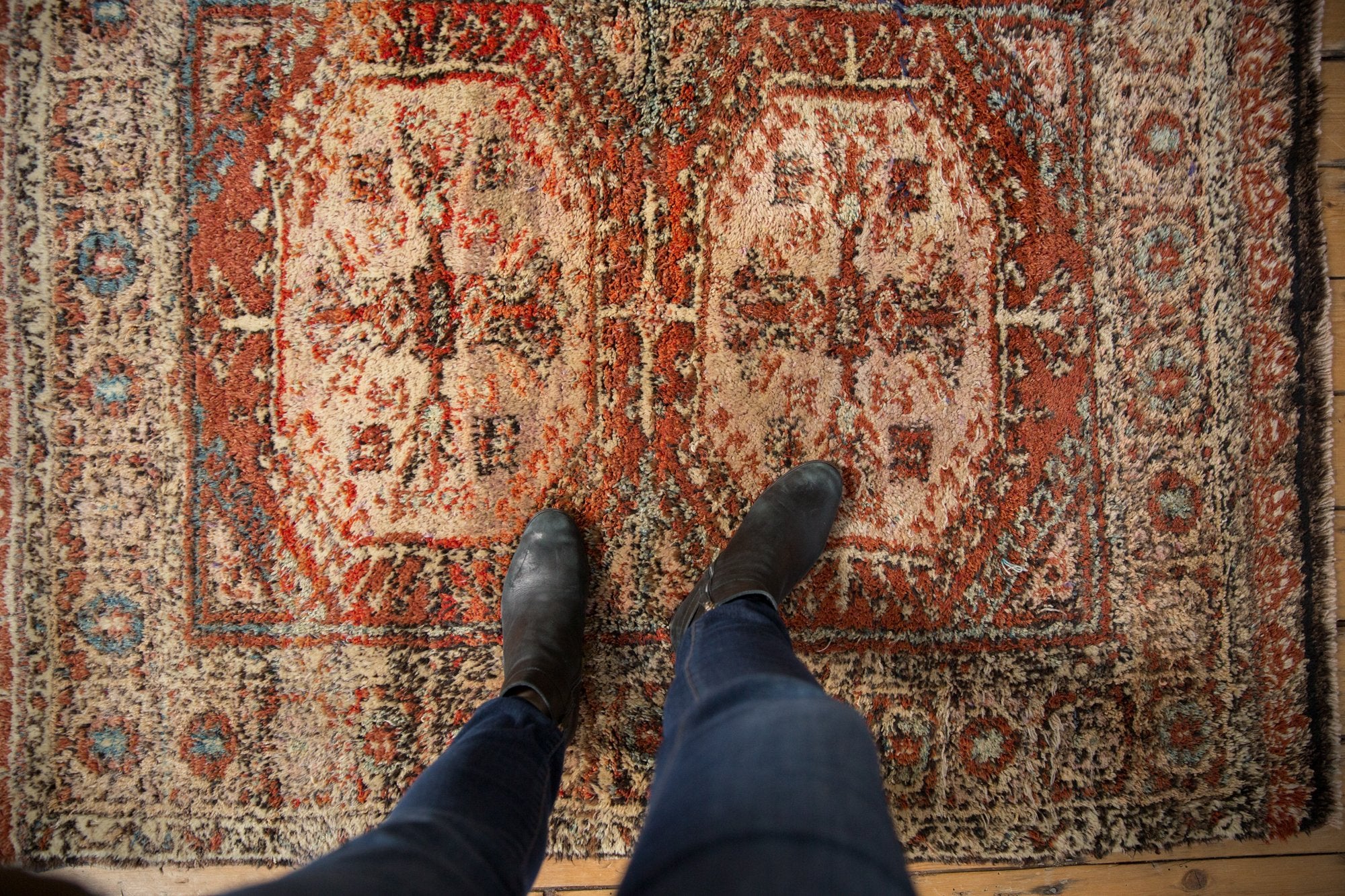 4x5.5 Vintage Tulu Rug // ONH Item ee003956 Image 1