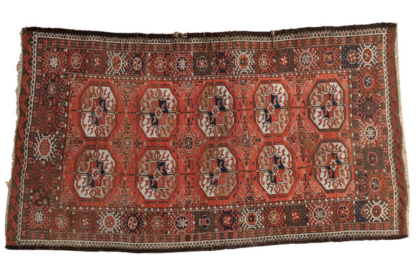 3x5 Vintage Afghani Bokhara Design Rug // ONH Item ee003959