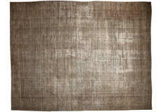 14.5x19 Vintage Distressed Mahal Carpet // ONH Item ee003961