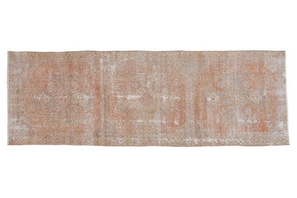 3x9 Vintage Distressed Oushak Rug Runner // ONH Item ee003964