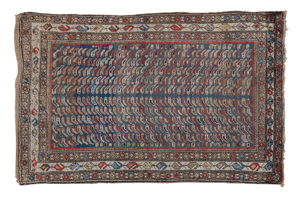 3.5x5.5 Vintage Caucasian Rug // ONH Item ee003966