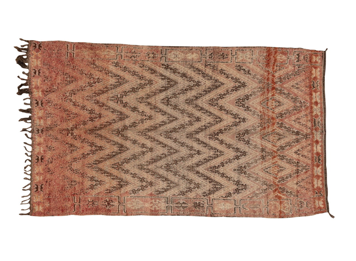 6.5x11 Vintage Moroccan Carpet // ONH Item ee003982