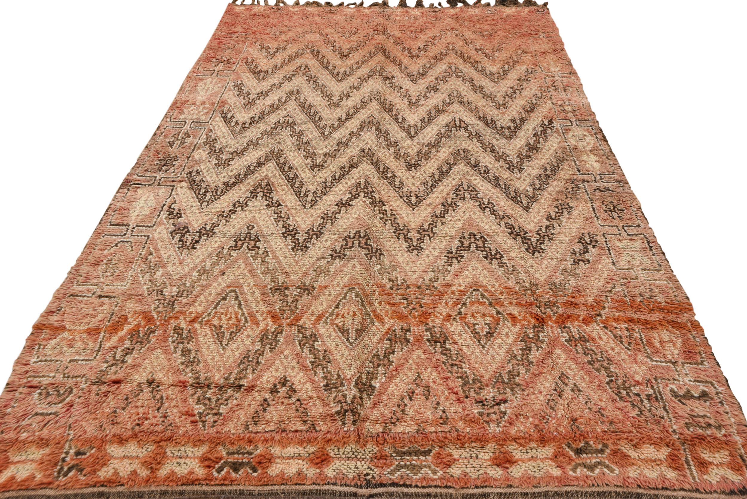 6.5x11 Vintage Moroccan Carpet // ONH Item ee003982 Image 1