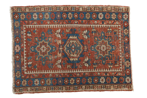3x4 Vintage Karaja Square Rug // ONH Item ee003986