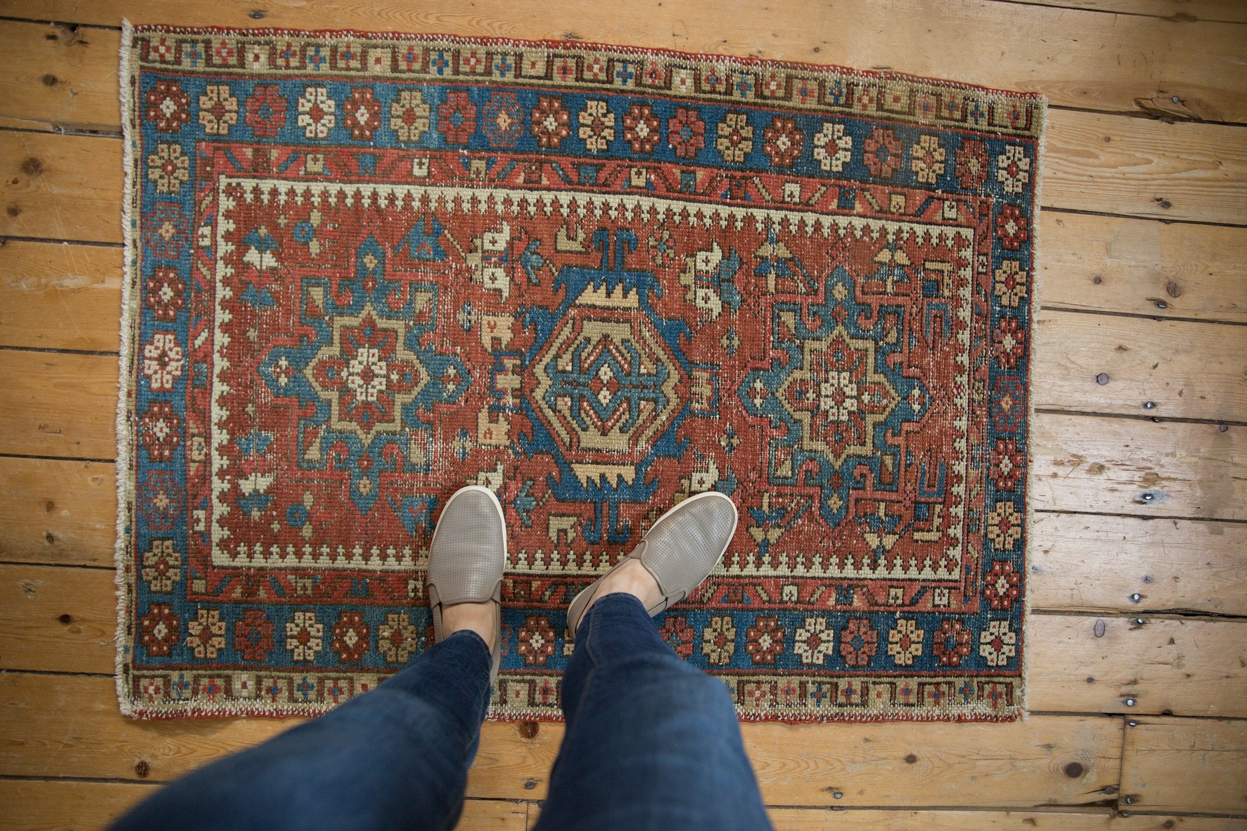 3x4 Vintage Karaja Square Rug // ONH Item ee003986 Image 1