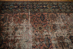 12x19.5 Vintage Distressed Fragment Bibikabad Carpet // ONH Item ee003999 Image 5