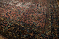 12x19.5 Vintage Distressed Fragment Bibikabad Carpet // ONH Item ee003999 Image 13