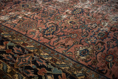12x19.5 Vintage Distressed Fragment Bibikabad Carpet // ONH Item ee003999 Image 14