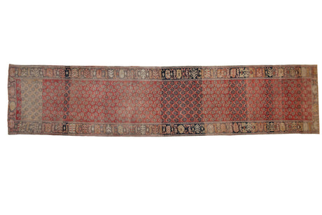 Vintage Distressed Oushak Rug Runner / ONH item ee004003