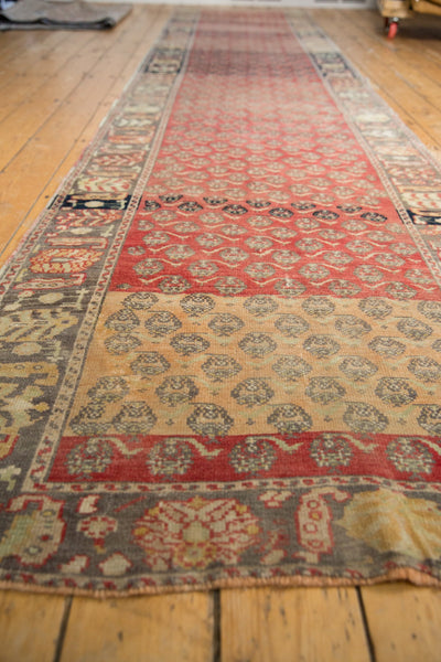3.5x15 Vintage Distressed Oushak Rug Runner // ONH Item ee004003 Image 5