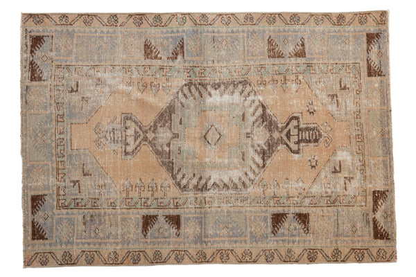 Vintage Distressed Oushak Rug / ONH item ee004008