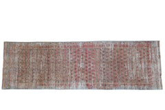 Vintage Distressed Fragment Malayer Rug Runner / ONH item ee004026