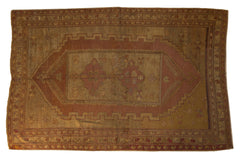 5x8 Vintage Distressed Oushak Carpet // ONH Item ee004034