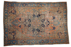7.5x10.5 Vintage Distressed Karaja Carpet // ONH Item ee004046
