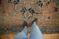 7.5x10.5 Vintage Distressed Karaja Carpet // ONH Item ee004046 Image 1