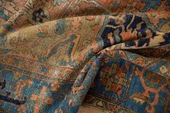 7.5x10.5 Vintage Distressed Karaja Carpet // ONH Item ee004046 Image 9