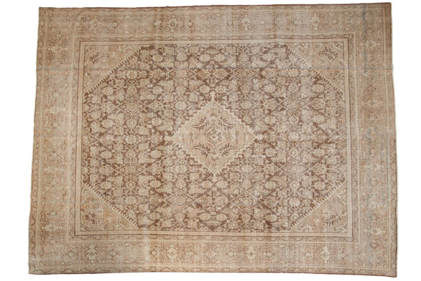 9x12.5 Vintage Distressed Mahal Carpet // ONH Item ee004067