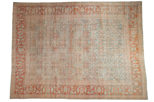 8.5x12 Vintage Distressed Mahal Carpet // ONH Item ee004076