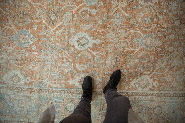 9x11.5 Vintage Distressed Mahal Carpet // ONH Item ee004077 Image 1