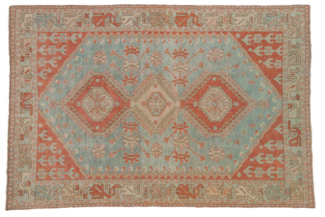 3.5x5 Vintage Distressed Caucasian Rug // ONH Item ee004078