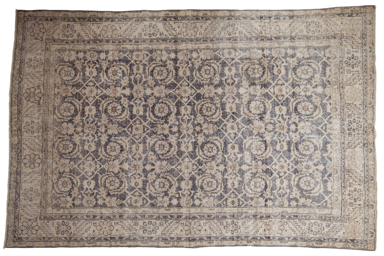 6.5x9.5 Vintage Distressed Sparta Carpet // ONH Item ee004083