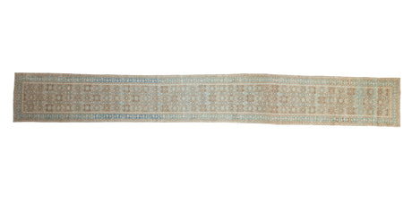 2.5x20.5 Vintage Distressed Hamadan Rug Runner // ONH Item ee004096