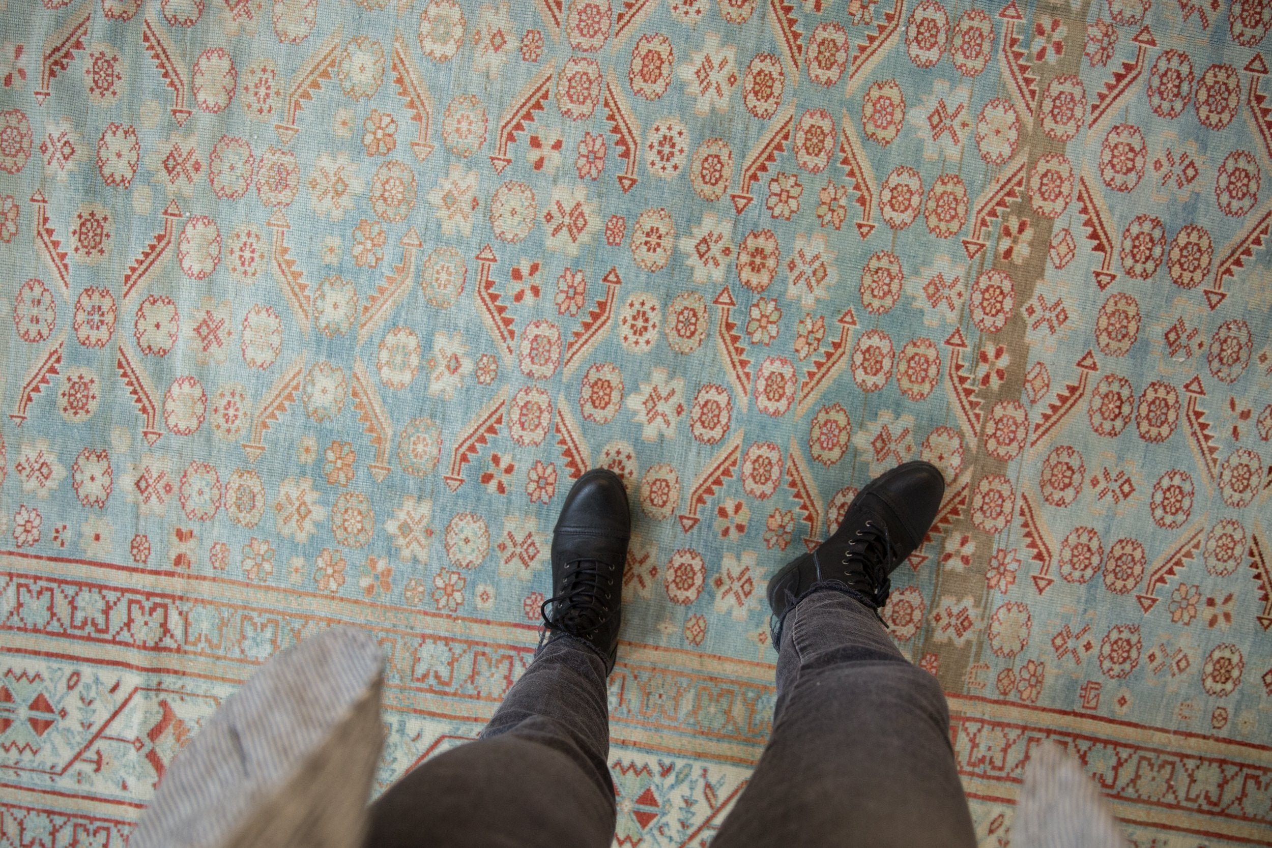 7x10 Vintage Fine Distressed Malayer Carpet // ONH Item ee004097 Image 1