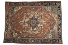 10.5x14 Antique Serapi Carpet // ONH Item ee004100