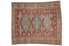 8.5x10 Antique Distressed Soumac Carpet // ONH Item ee004102