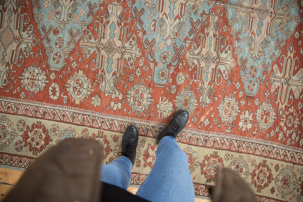 8.5x10 Antique Distressed Soumac Carpet // ONH Item ee004102 Image 1