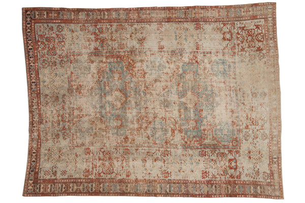 8.5x11.5 Antique Distressed Soumac Carpet // ONH Item ee004104