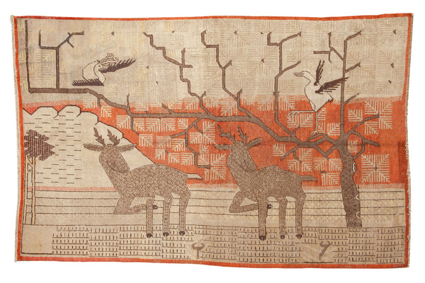 5.5x8.5 Vintage Khotan Carpet // ONH Item ee004108