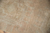Distressed Oushak runner texture, showing even pile wear and subtle beige tones.