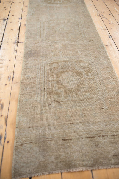 2.5x22 Vintage Distressed Oushak Rug Runner // ONH Item ee004125 Image 12