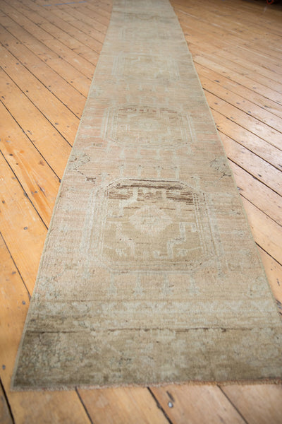 2.5x22 Vintage Distressed Oushak Rug Runner // ONH Item ee004125 Image 14