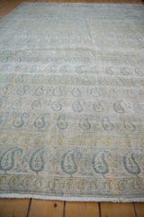 9.5x13 Vintage Distressed Meshed Carpet // ONH Item ee004131 Image 7