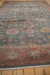 8.5x13.5 Vintage Distressed Mahal Carpet // ONH Item ee004132 Image 6
