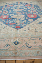 10.5x13 Vintage Distressed Oushak Carpet // ONH Item ee004138 Image 9