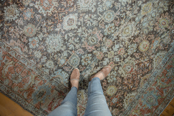 9.5x10.5 Vintage Distressed Oushak Square Carpet // ONH Item ee004144 Image 1