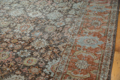 9.5x10.5 Vintage Distressed Oushak Square Carpet // ONH Item ee004144 Image 6