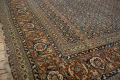 12x18.5 Vintage Tabriz Carpet // ONH Item ee004145 Image 2