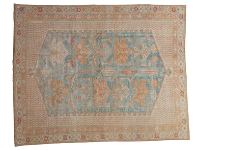 4.5x5.5 Vintage Distressed Afshar Square Rug // ONH Item ee004147