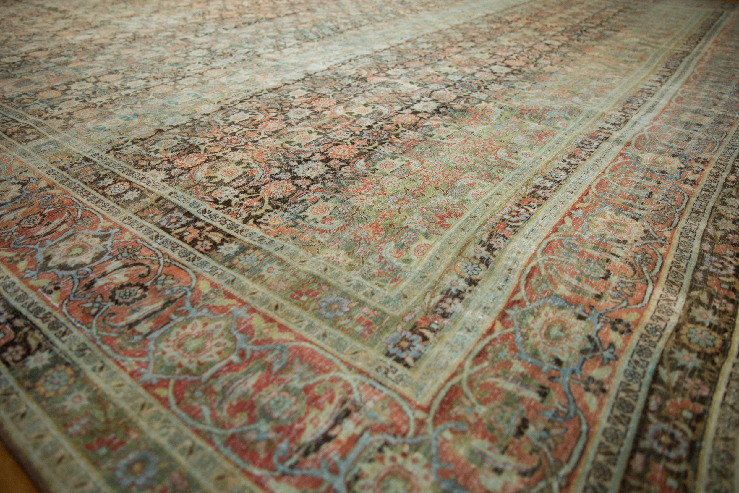 12x16 Vintage Distressed Tabriz Carpet // ONH Item ee004151 Image 1