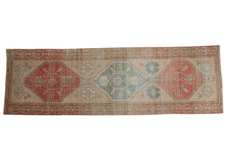 10.5x11 Vintage Distressed Sarouk Square Carpet // ONH Item ee004158