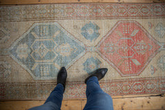10.5x11 Vintage Distressed Sarouk Square Carpet // ONH Item ee004158 Image 1