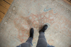 7x9.5 Vintage Distressed Oushak Carpet // ONH Item ee004164