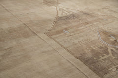 3x14 Vintage Distressed Fragment Malayer Rug Runner // ONH Item ee004167 Image 7