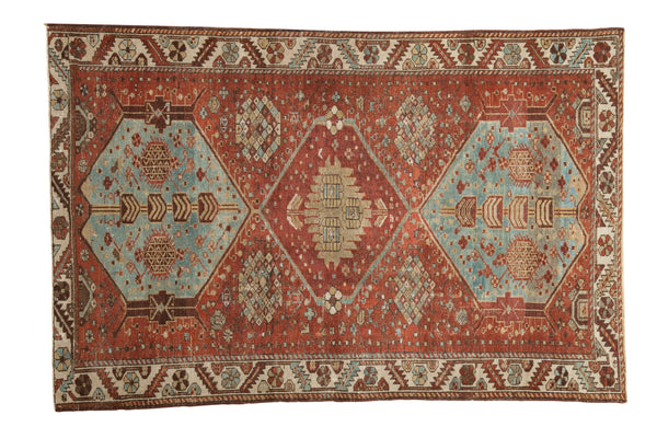 4.5x6.5 Vintage Distressed Hamadan Rug // ONH Item ee004168