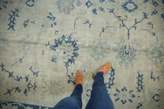 11x16.5 Vintage Distressed Oushak Carpet // ONH Item ee004174 Image 1