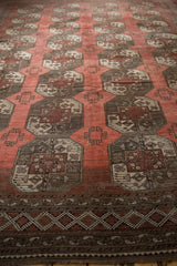 9.5x12 Vintage Distressed Ersari Carpet // ONH Item ee004176 Image 4